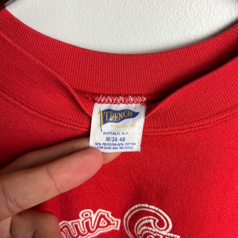 Vintage St Louis Cardinals 1987 World Series Champions Crewneck - Picture 5 of 8